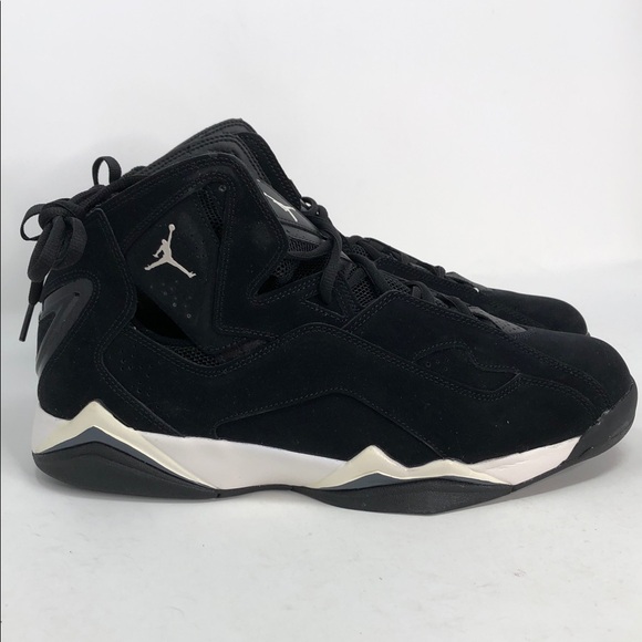 Nike Air Jordan True Flight Black Phantom 342964-050 Men’s Sneakers - Size 13 - Picture 7 of 9